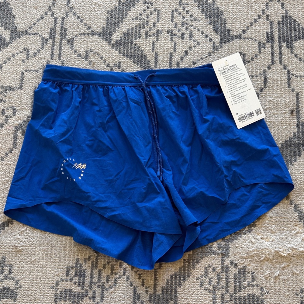 Run Crew Graphic Woven High Rise Short - Lululemon